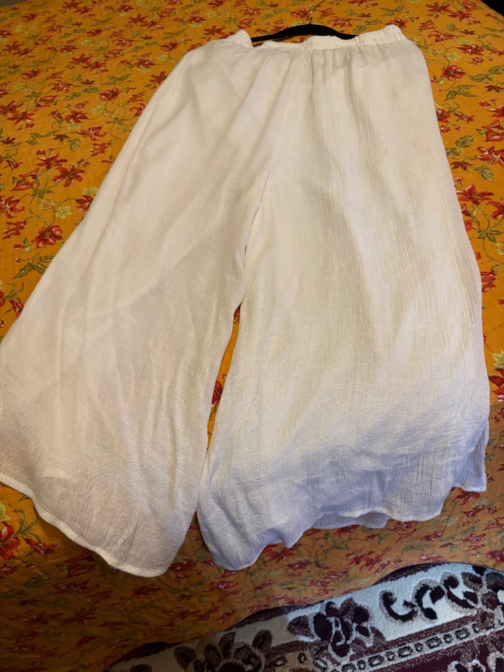Alice Blue Wide Leg Linen Pant